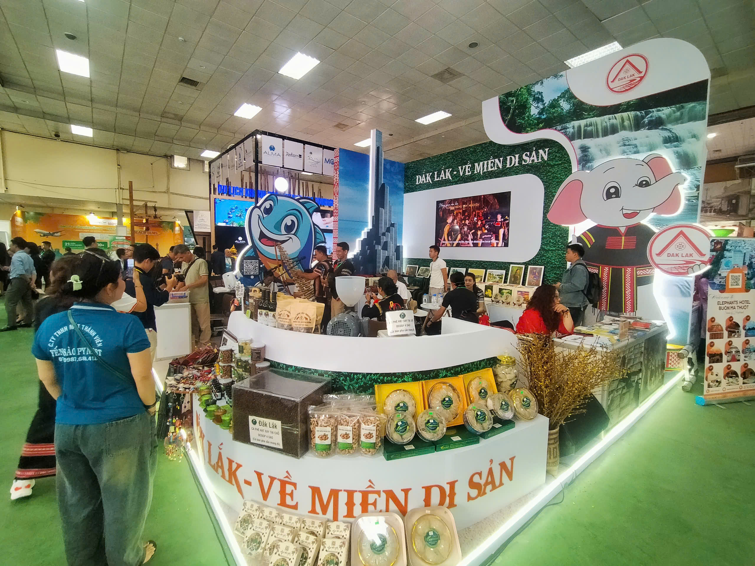 Gian hàng chung tại Hội chợ